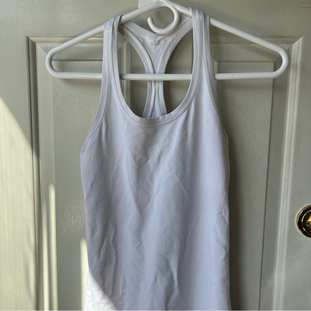Lululemon White Tank Top